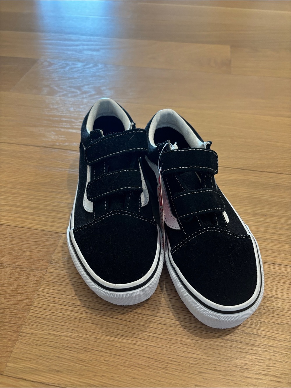 Vans Old Skool Black Velcro Skate Shoes NWT
